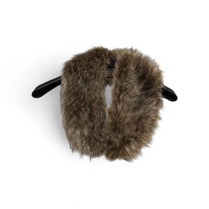 Luxurious Faux Fur Wrap in Rich Brown